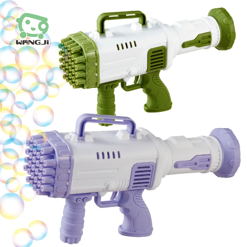 2023 Custom Summer Outdoor Games powerful force 32 holes Launcher Bazooka Rocket Bubble Gun