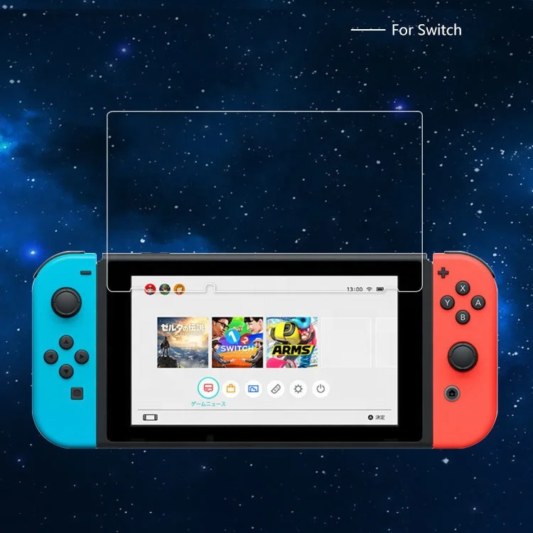 Защитное закаленное стекло для игровой приставки Nintendo Switch
