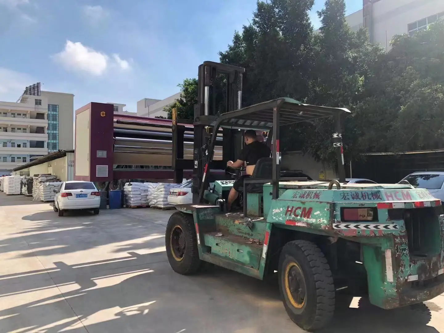 Sublimation Rotary Oil Calender Heat Press Machine Transfer