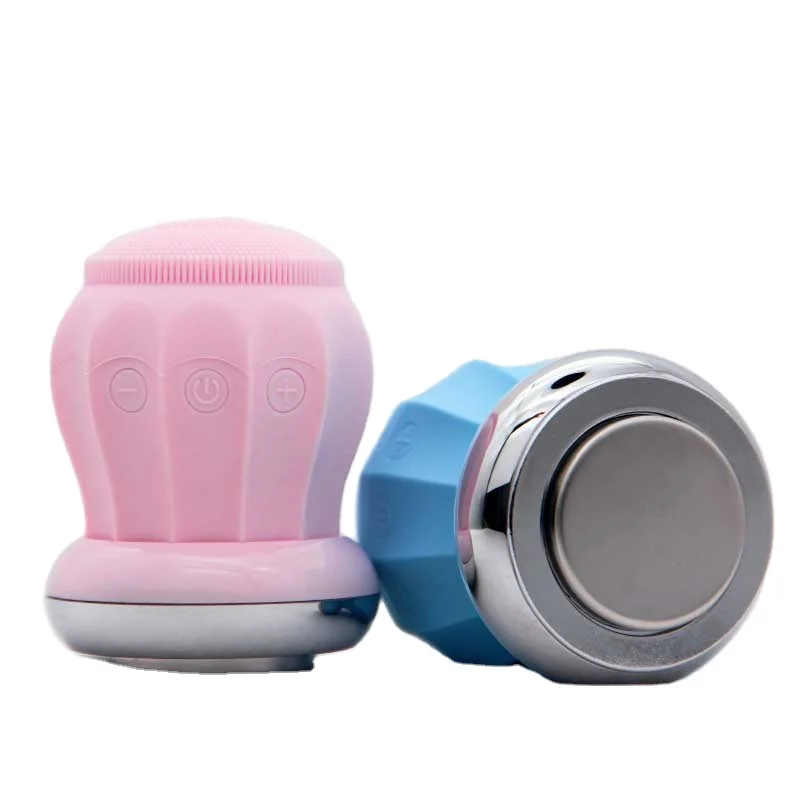 Rechargeable silicone IPX7 waterproof grade electric face neck sonic exfoliators face deep cleansing brush