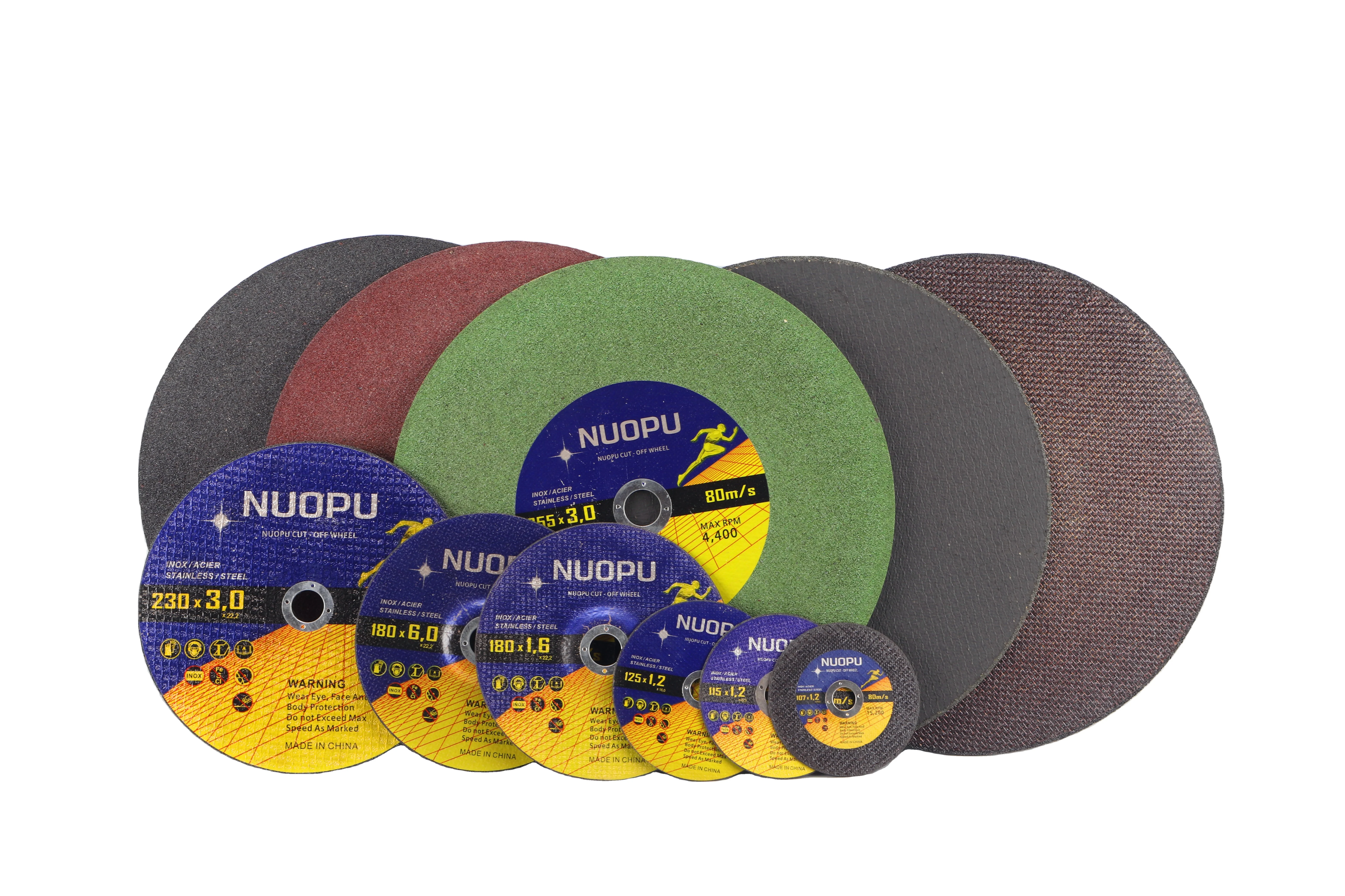 Disc 9 Inch Cutting and Manufacturers Abrasive Grinding Wheel EN12413 Avaliable Black/red CN;ZHE NUOPU 100*6*16-230*6*16 T27