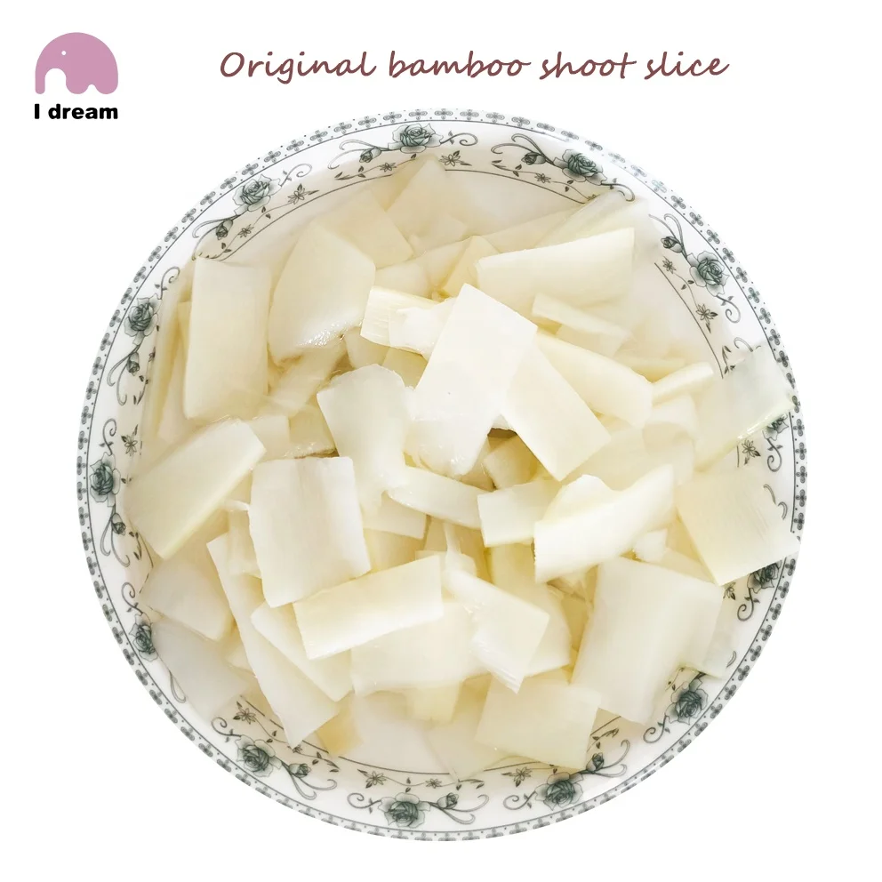 
Bamboo shoot slice 1kg raw material brine in water bulk sale 