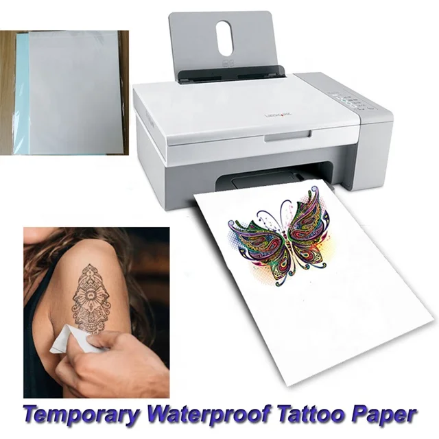 
High quality inkjet printable temporary tattoo decal sticker paper waterproof decal paper tattoo paper 