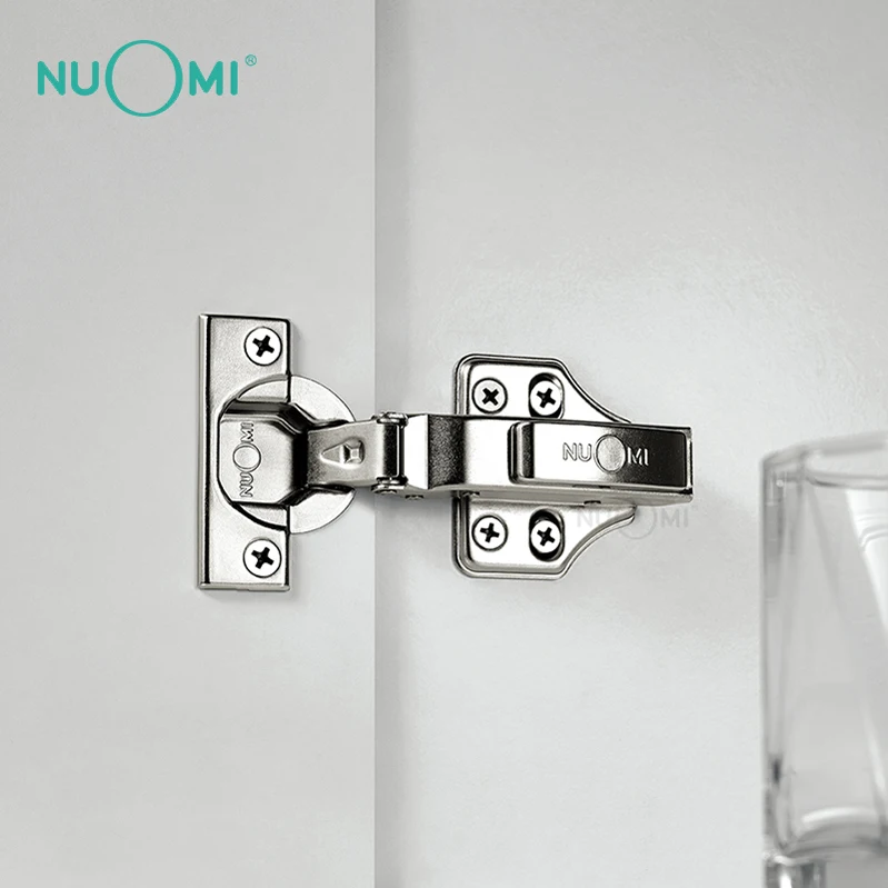 
Nuomi Luxuriance Cold-rolled Steel Two Section Force Quick Mounted Cabinet Hinges For Furniture 