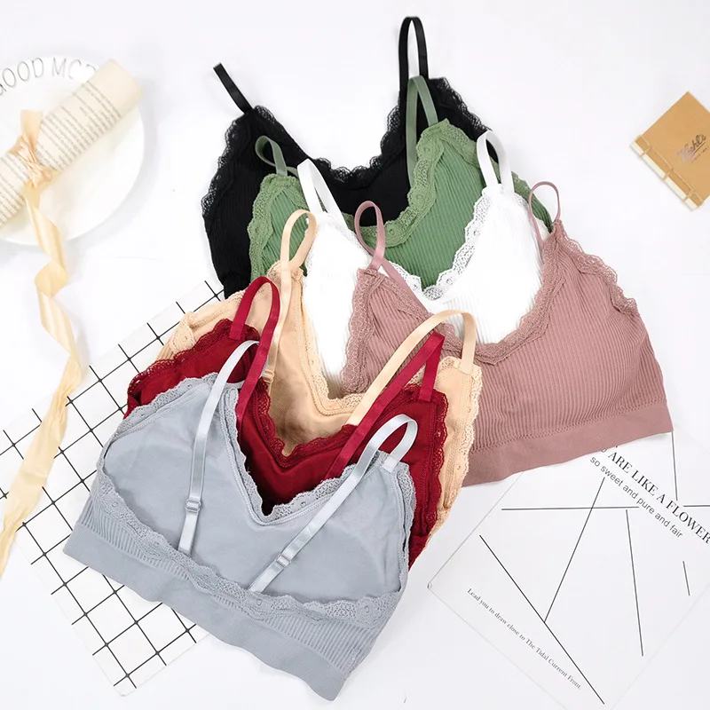 New ODM Lady Off The Shoulder Sports Bra Chinese School Girl Lades Bras For Women