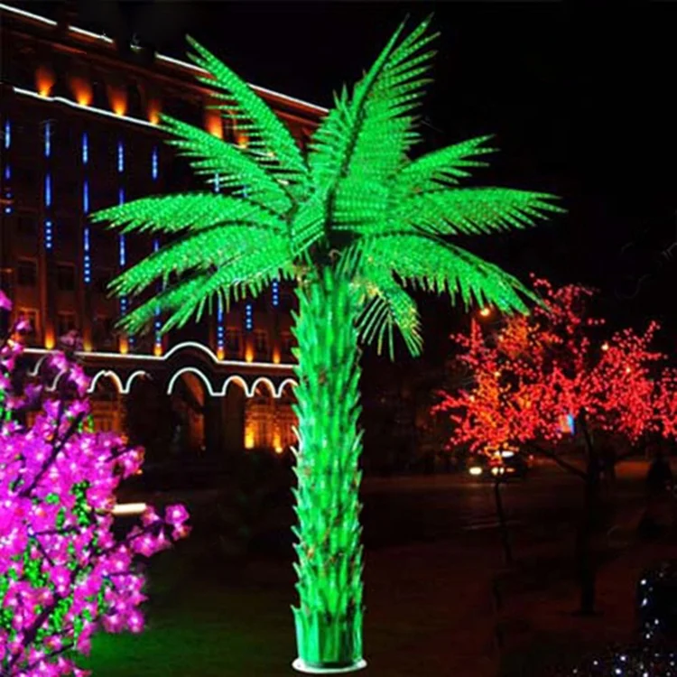 new product ideas 2022 luces led  tree light led ip67 led pixels rgg coconut palm tree light