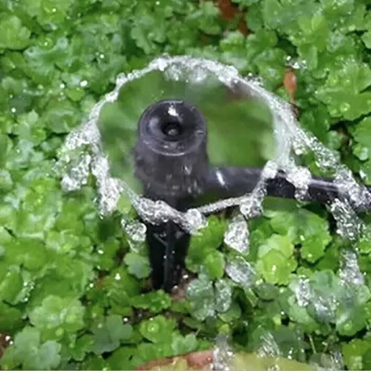 Adjustable 0-70l/h Online Dripper with 8 Holes  Irrigation Dripper for Outdoor Hydroponic Use Packed Rolling Pouch