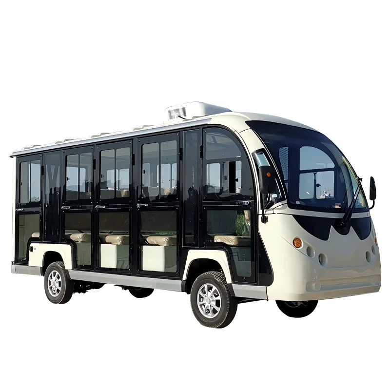 11-Seat 4-Wheeled Electric Sightseeing Bus for Scenic Spots and Tours