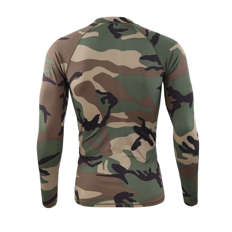 Aoyema Tactical Outdoor New Camouflage Thermal Underwear Woven Standard Adults Waist Breathable Men Underwear Cotton Boxer