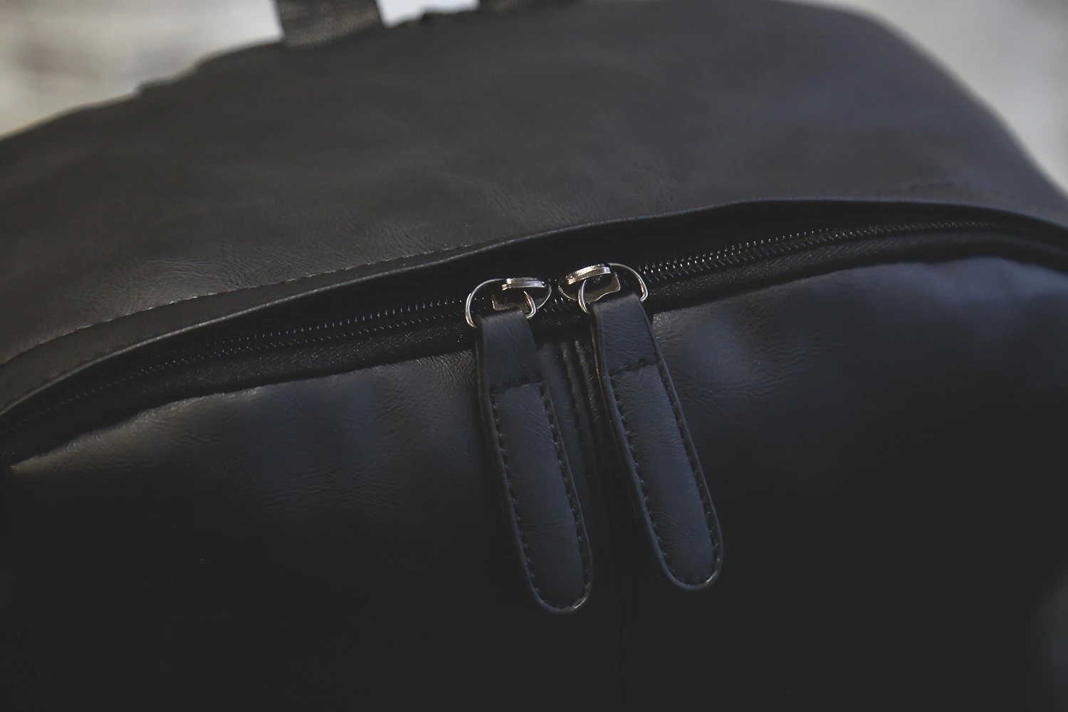 Custom Business Bag Travel Vegan Leather 15.6 Inch Laptop Computer Backpack Waterproof Campus School bag