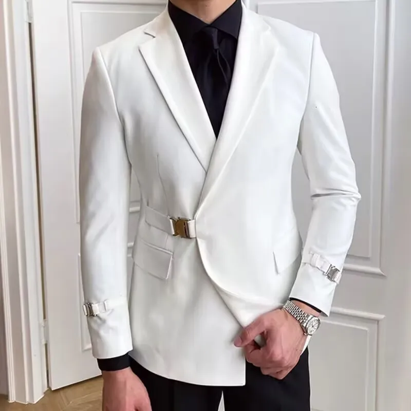 100% Real actual Hot sale one button Wedding Party Suits Man Closure collar Slim Fit Business 3 Pieces Gold Wedding suit MS578
