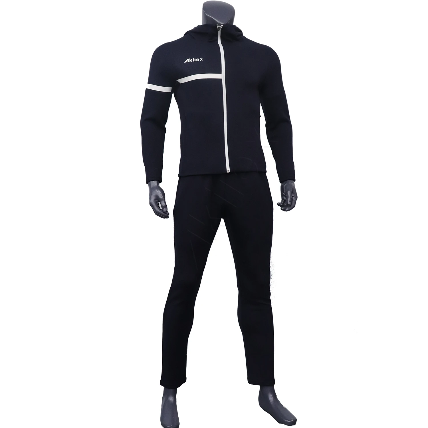 Оптовая продажа OEM лидер продаж новый дизайн Высококачественная дышащая мужская спортивная куртка для фитнеса и спортзала светоотражающая