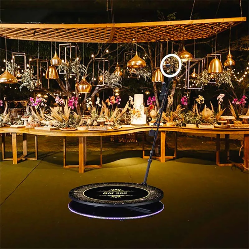 Wholesale Customized 360 Photo Booth Lighting Battery Powered Color Change Led Light For 360 Photo Booth Free Shipping By Air