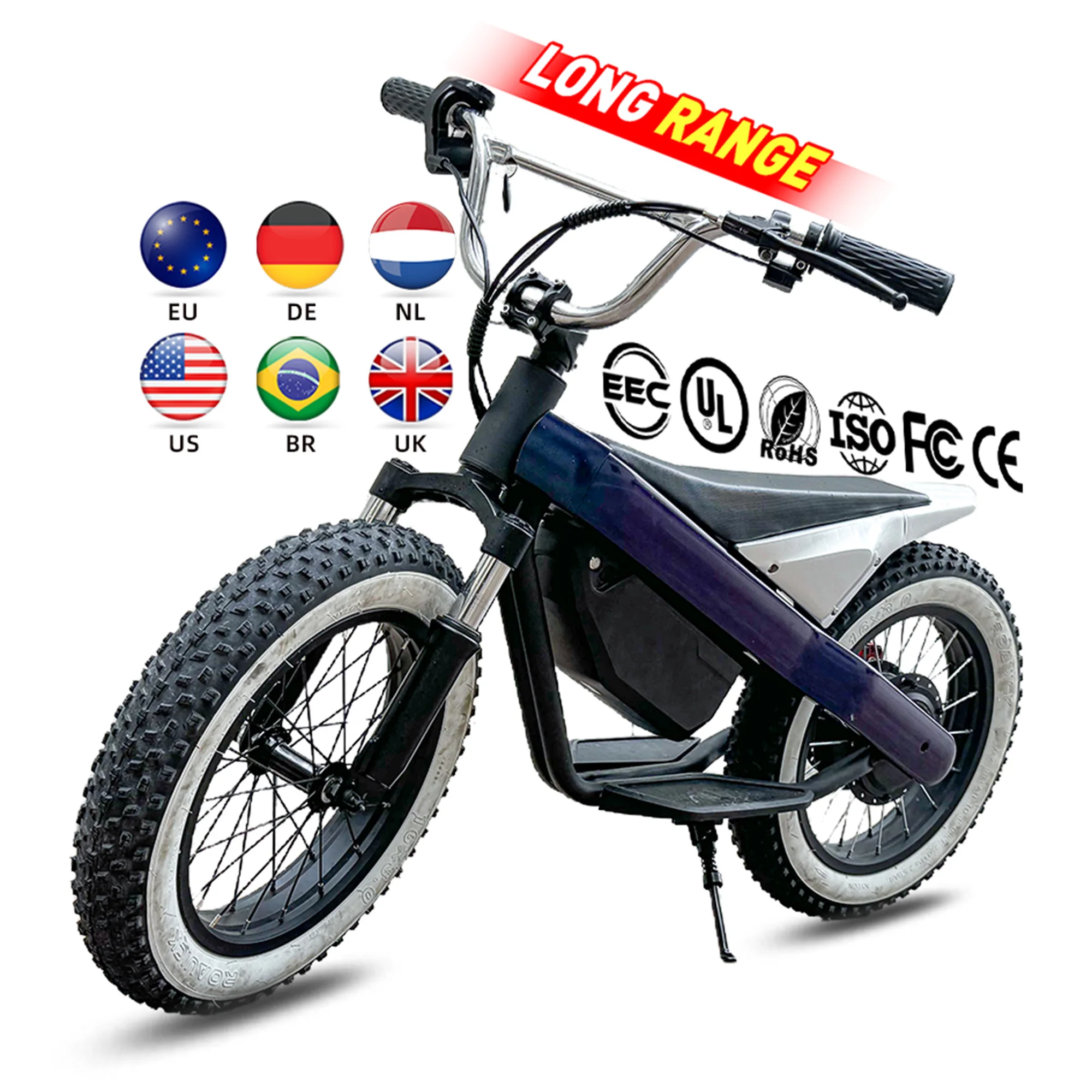USA Warehouse Lithium Battery Powered cheap push bike for sale 16inch Electric Bicycle Toy Kids Balance Dirt Bike For Children