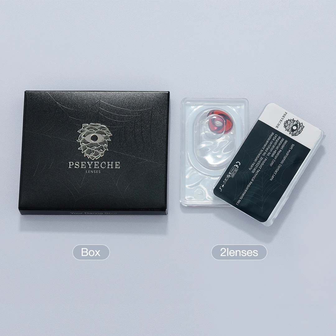 Free design Contact lenses packaging box eye contact lenses paper box low moq contact lenses wholesale lentes de contacto