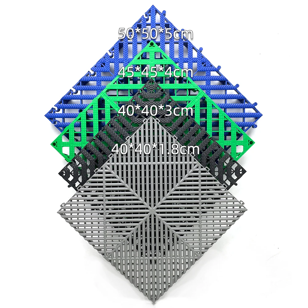 40x40x1 8 см многоцелевая напольная плитка для внутреннего/наружного гаража патио
