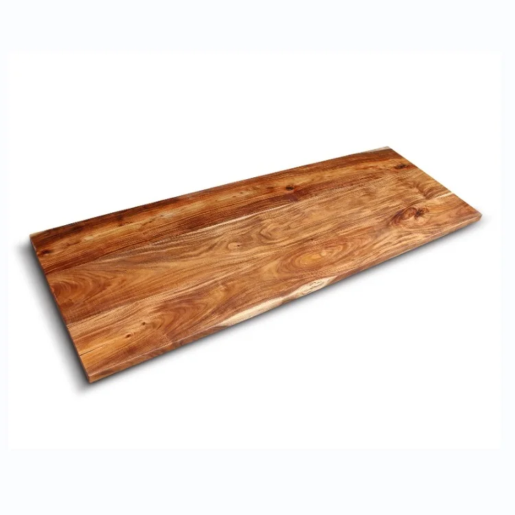 Custom wood table top restaurant kitchen nature oak solid wood table top