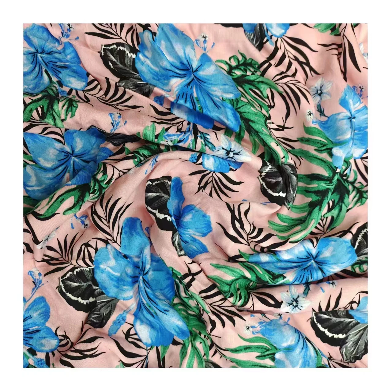 Viscose/silk Fabric Baati Somali Rayon 100% Viscose Tie Dye for Dress