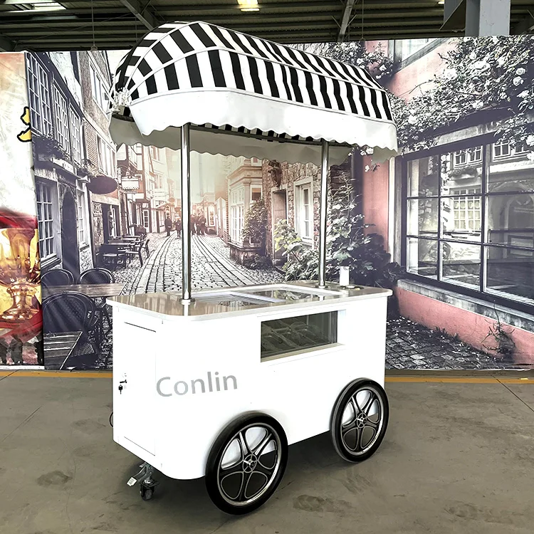 Hot selling electric scooters commercial ice cream machine ice cream carts for sale