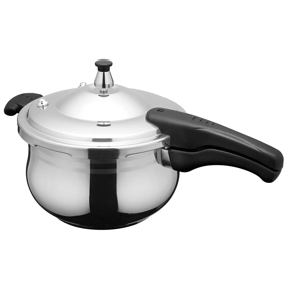 Hot selling polished stainless steel pressure cooker 5L gas induction kitchen utensils cooking multifunctional pressure cooker