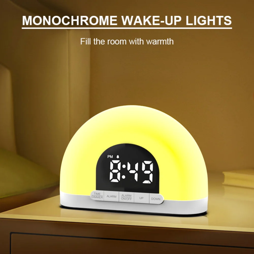 Sell New For Kids Adults Bedrooms Sleep Light Wake Up Light Sunrise Alarm Clock For Kids