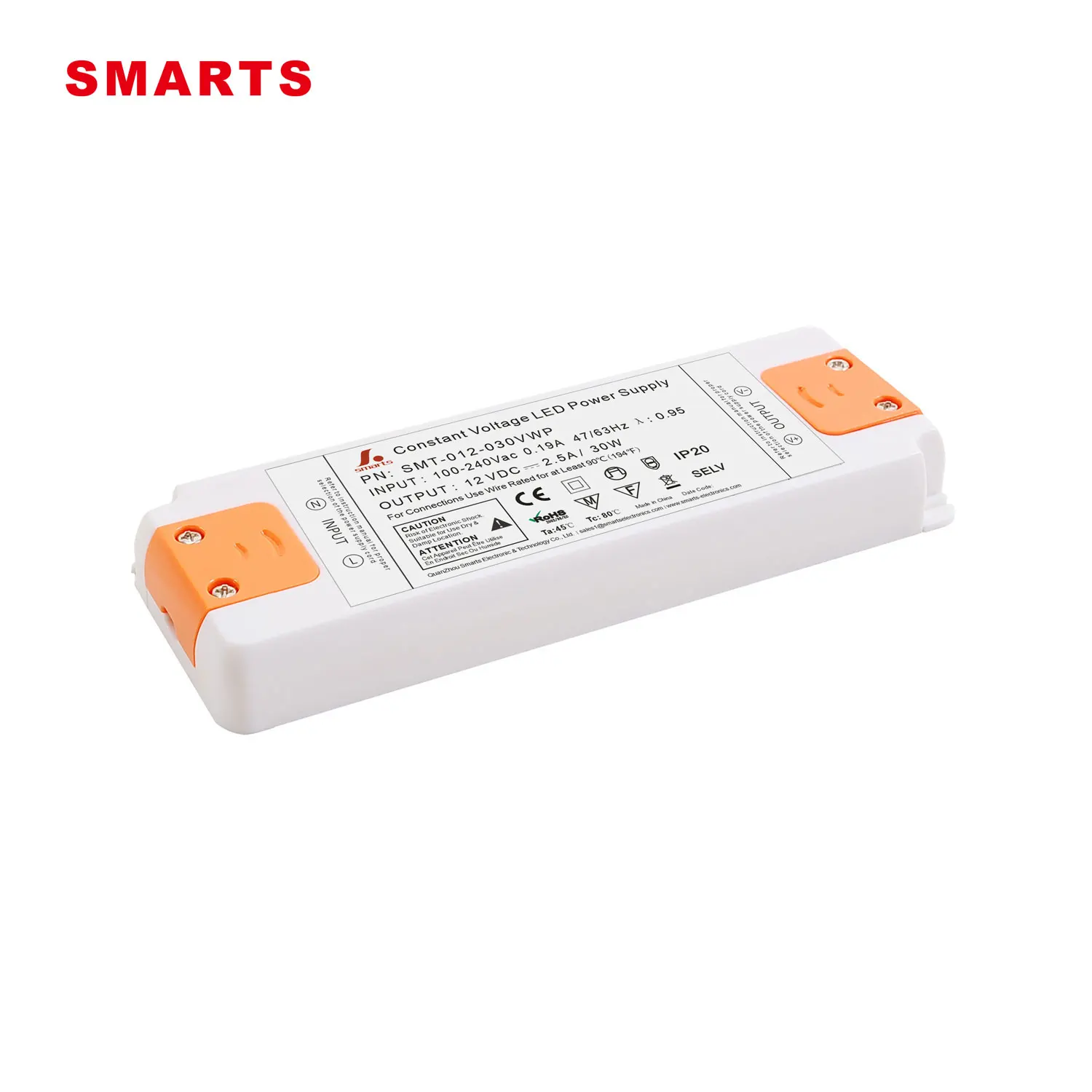 Неизолированный Светодиодный источник питания EMC TUV ROHS светодиодный драйвер 220v ac dc 30w 35w