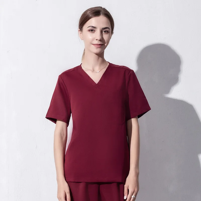 Women and Man Jogger Medical Nursing Scrubs Uniforms Sets Wholesale Doctors and Nurses Female