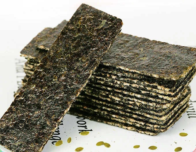 Sell well new type wasabi seaweed snacks dried seafood snacks chinese snacks healthy