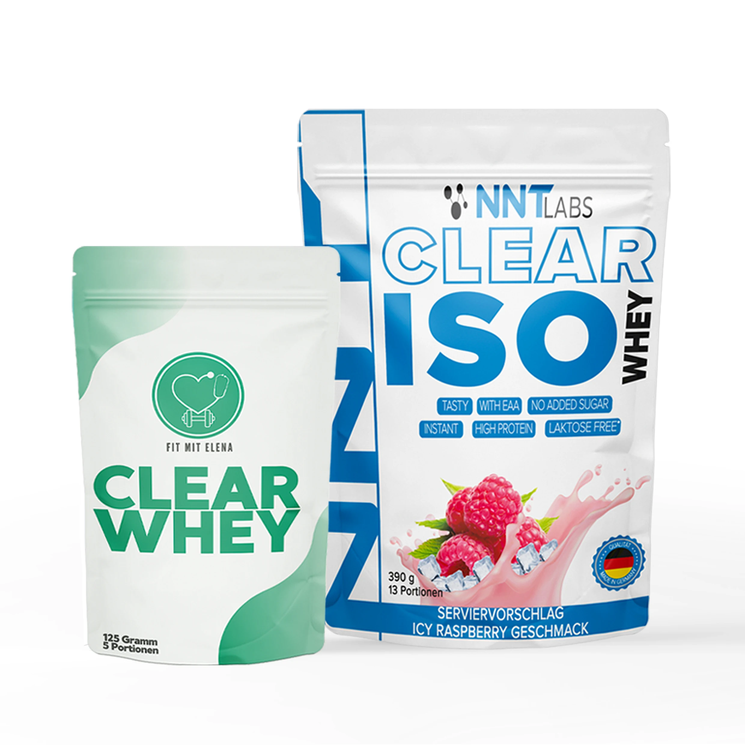 Custom Design Resealable Aluminum Foil Bag Matte Stand Up Zipper Pouch Packaging For 100% Clear Whey Protein Powder Supplements