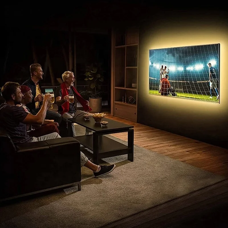 Dimmable USB COB LED Strip Light 5V Ribbon Flexible Strip 320LEDs/M Night Lamp For Mirror Backlighting Decoration