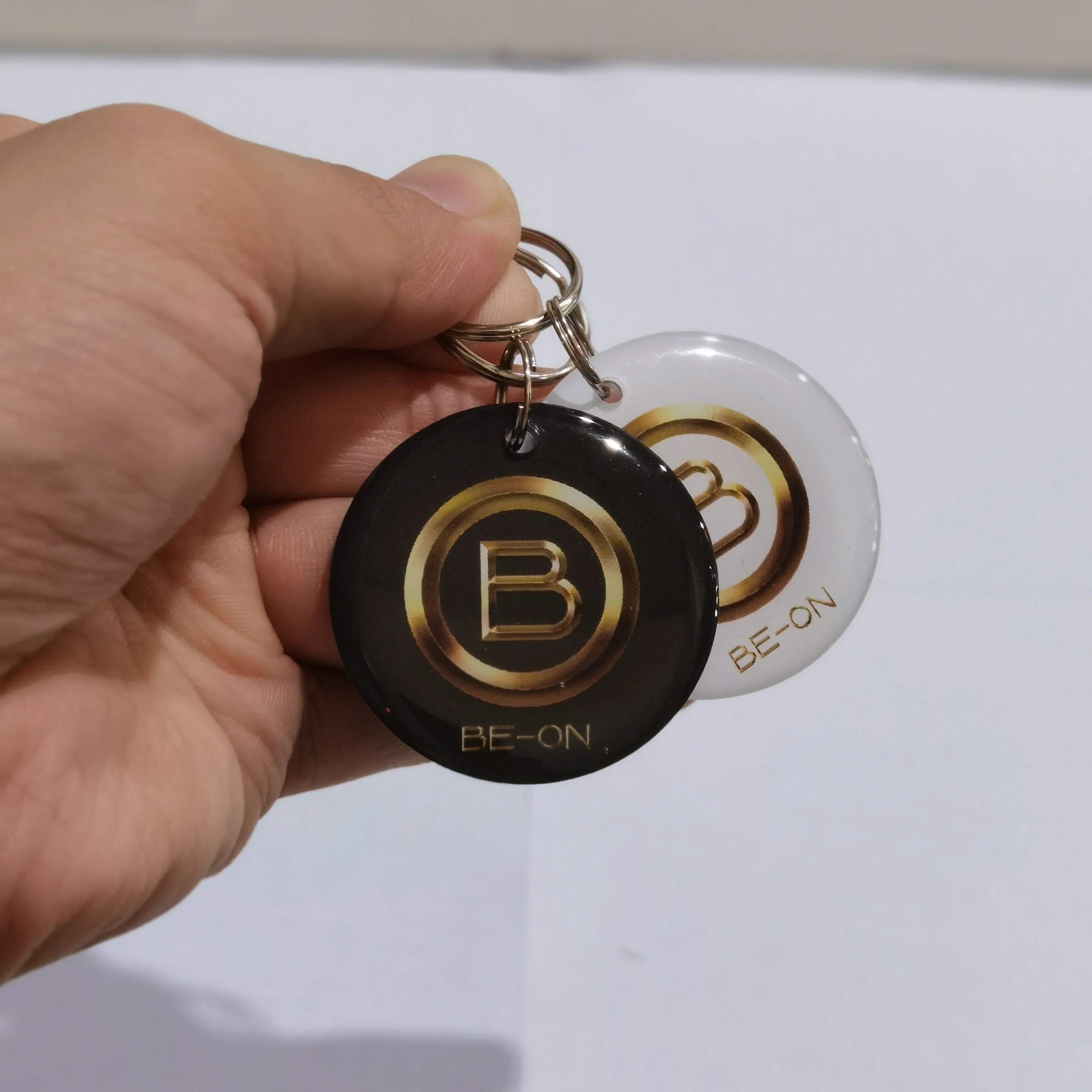 Нестандартный Размер NFC 213/215/216 чип RFID тег наклейка Водонепроницаемая ПВХ & PET 1K ISO модель для обмена ссылками