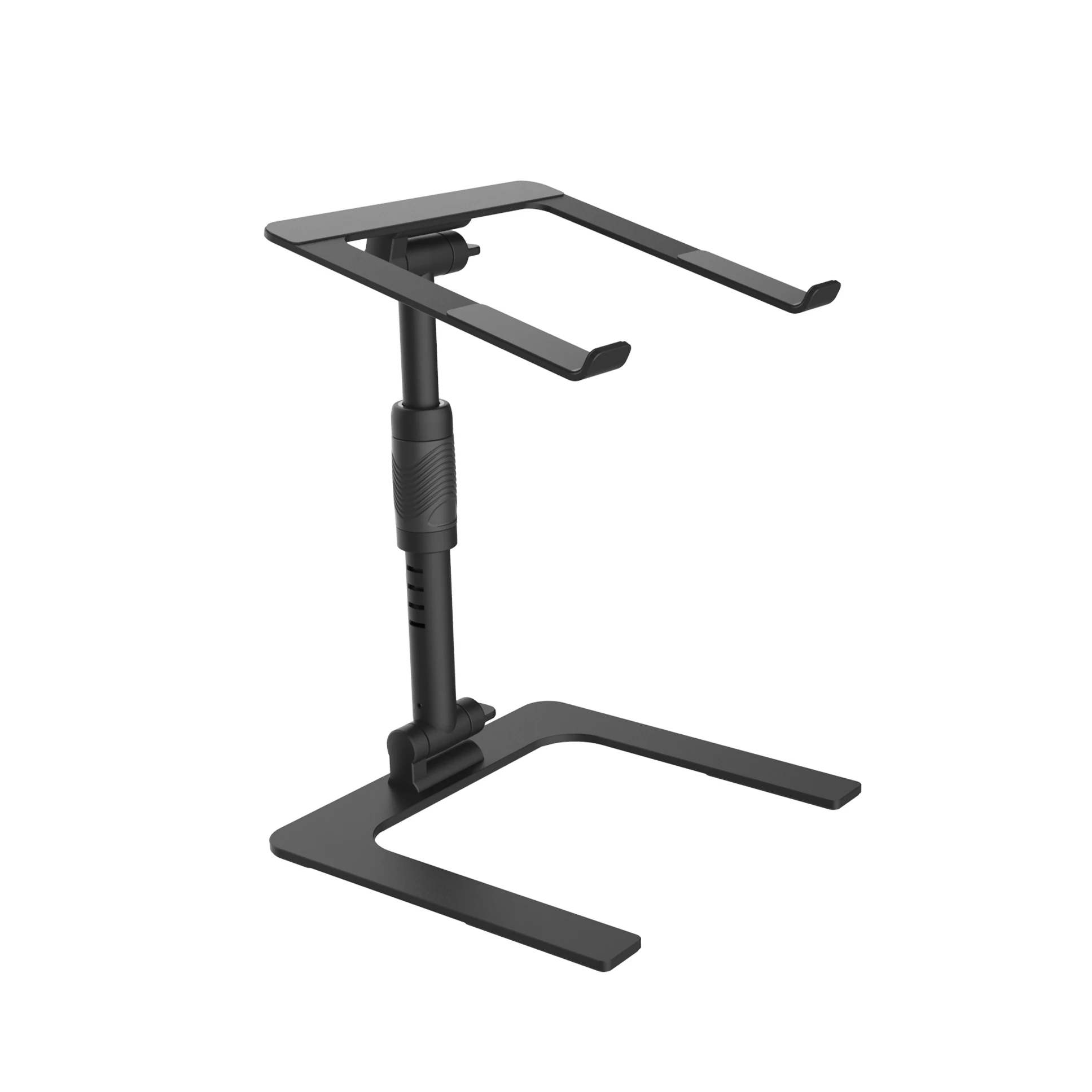 Accuracy Pro Audio DJS007 Digital Pro DJ Computer Desk Black Dj Stand Color Adjustable speaker stand