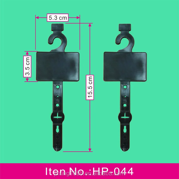 Wholesale store belt plastic creative display hanger hook widely used in