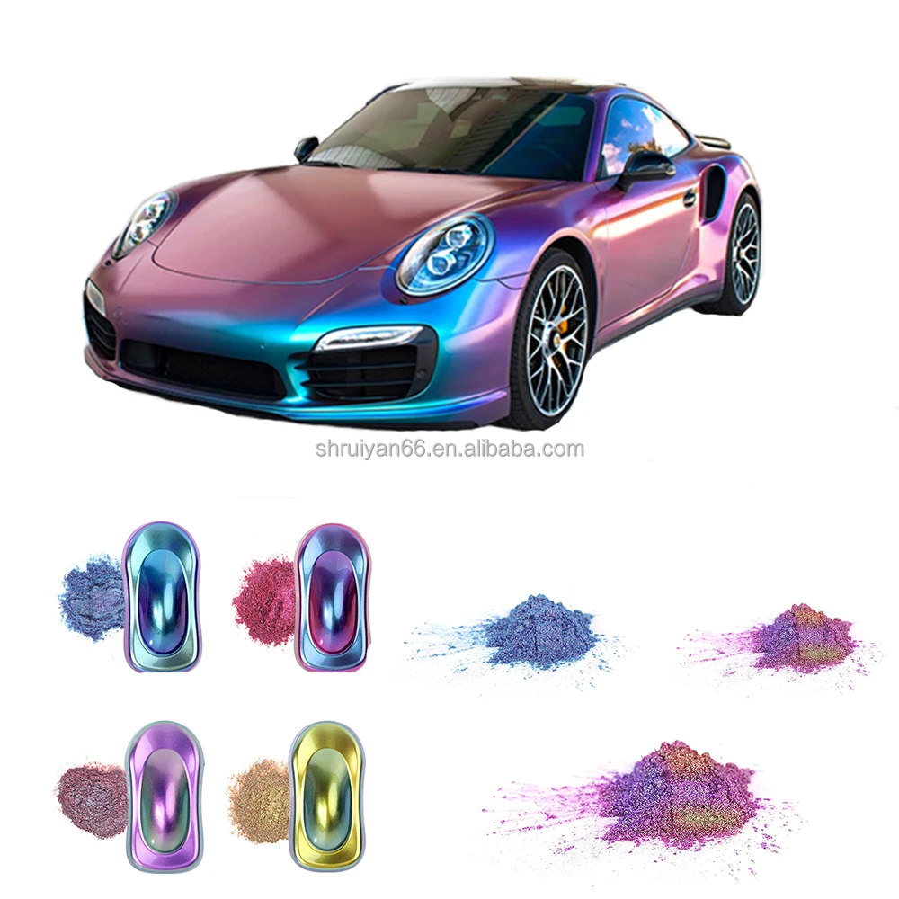 Premium pigment powder supplier cosmetic grade chameleon pigment for Nail Art Resin Car Paint