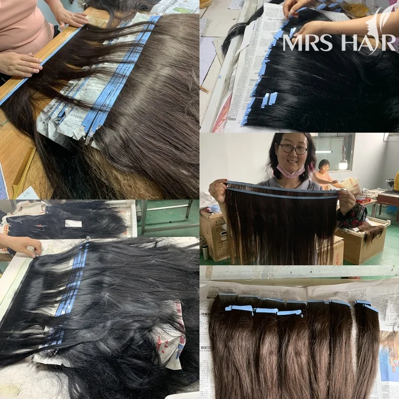 Wholesale Indian Free Sample Cuticle Aligned Hair Vietnamese Blonde Relaxed Straight No Processed Ombre 1B/30 Remy Hair Mini Tap