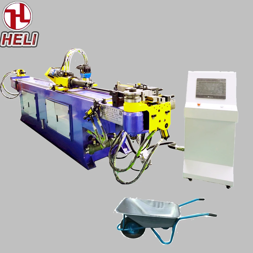 
PLC touch and touch screen operating bending machines for pipe and tube for wheelbarrow frame 