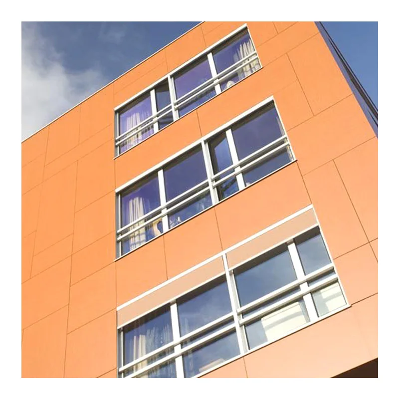 Professional 8mm Exterior compact laminate veneer wood wall panel sheet cladding