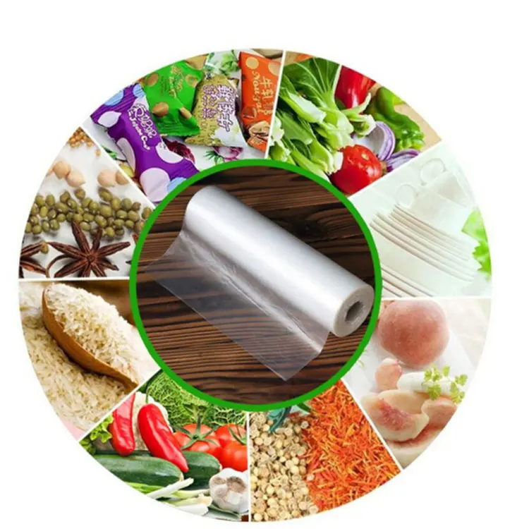 Professional Manufacturing Fruit Vegetable Storage Food Bag On Roll PP Clear Plastic Bags
