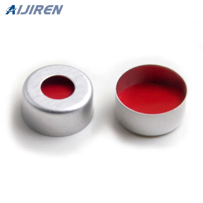 Factory wholesale Price Aluminum crimp top 11mm Caps with PTFE septa for 2ml HPLC GC vial
