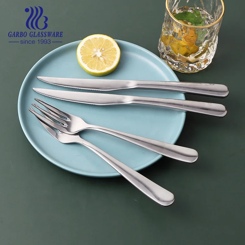 430 Stainless Steel Dinner Knife and Fork Set High Quality Kitchen Utensils Simple Classic Design Dinning Tool Cutlery