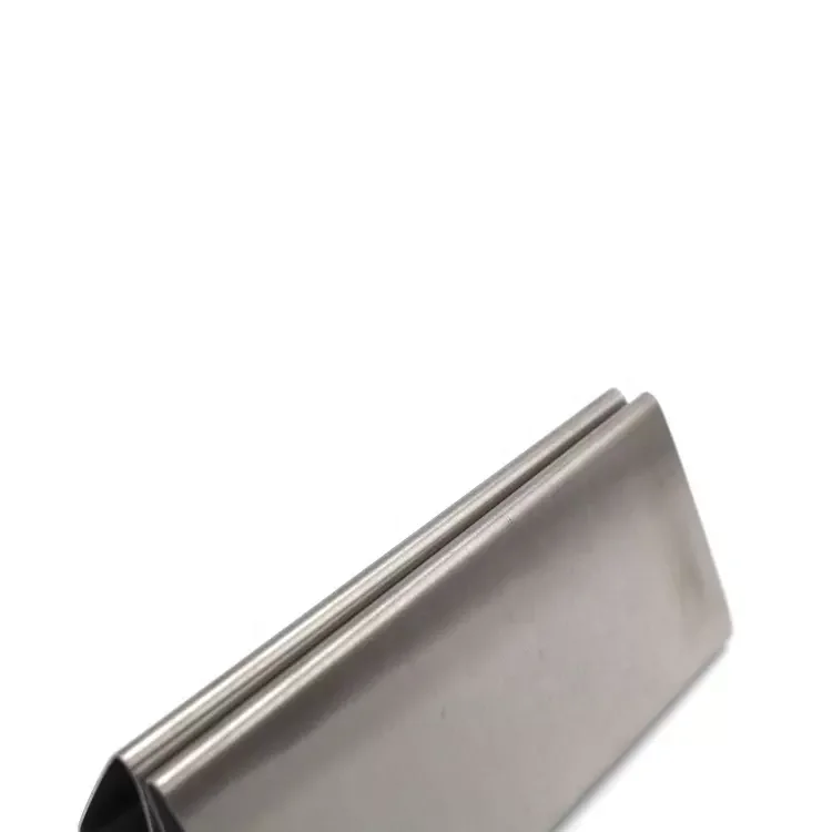 Factory Direct Price Bar Accessories Restaurant Table Stainless Steel Metal Menu Holder