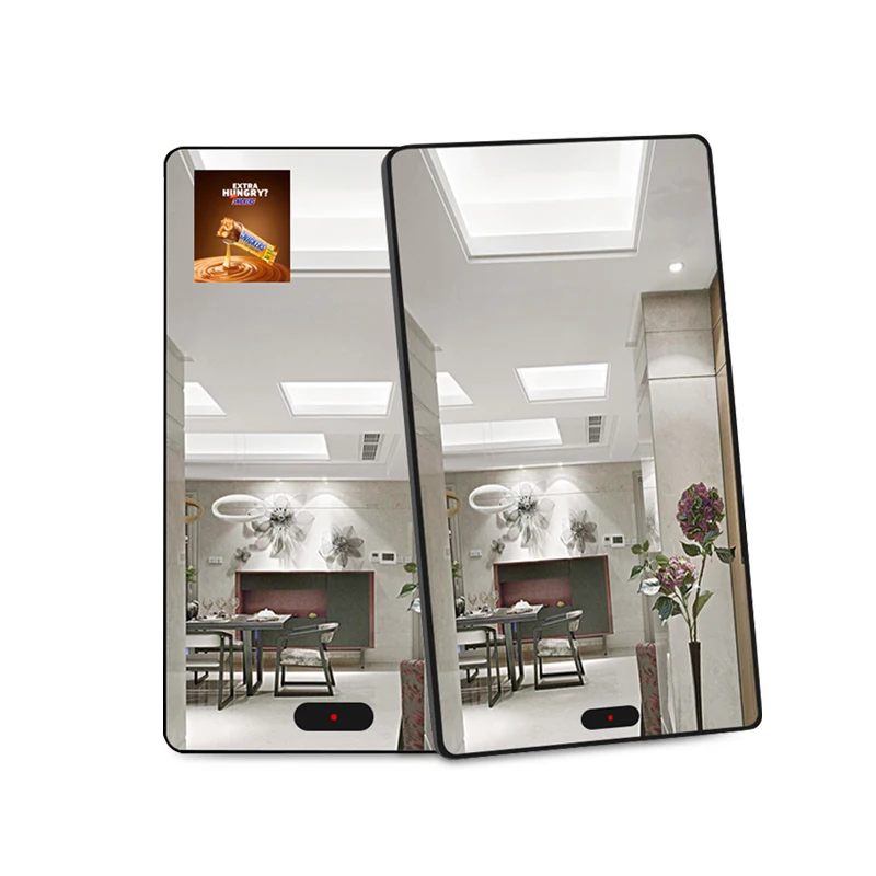 10.1 inch to 100 inch smart mirror for saloon with video android mirror magic TV mirror for video chat
