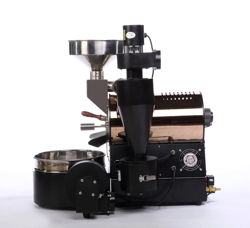 Wintop mini carbon steel 300g coffee roaster machine lpg gas coffee bean roasting machines for Home Shop Office Hotel use