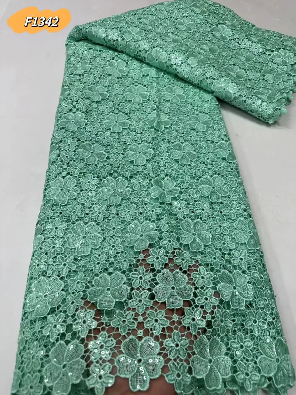 New African Cotton Embroidery Lace Fabric High Quality blue Swiss Lace With Stones sequins For women Sew Wedding Party Dresses