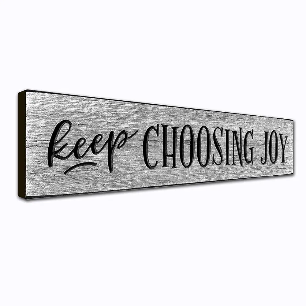Продолжение выбора Joy вдохновляющие цитаты серый настенный художественный Декор