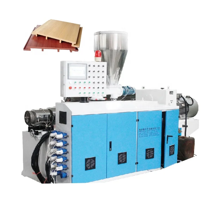 Hot Sell Pvc Marble Baseboard Profile Extrusion Machine Line