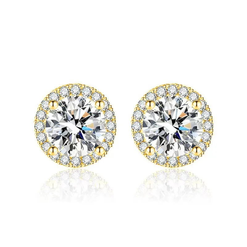 Серьги-гвоздики унисекс из серебра 925 пробы