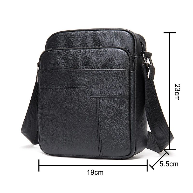 GLBF017 Business travel side bag leather shoulder bag for men