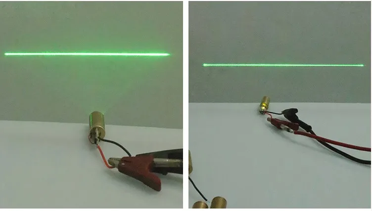 Mini size 520nm line laser diode module 25mW green laser pointer with 4mm dot laser green