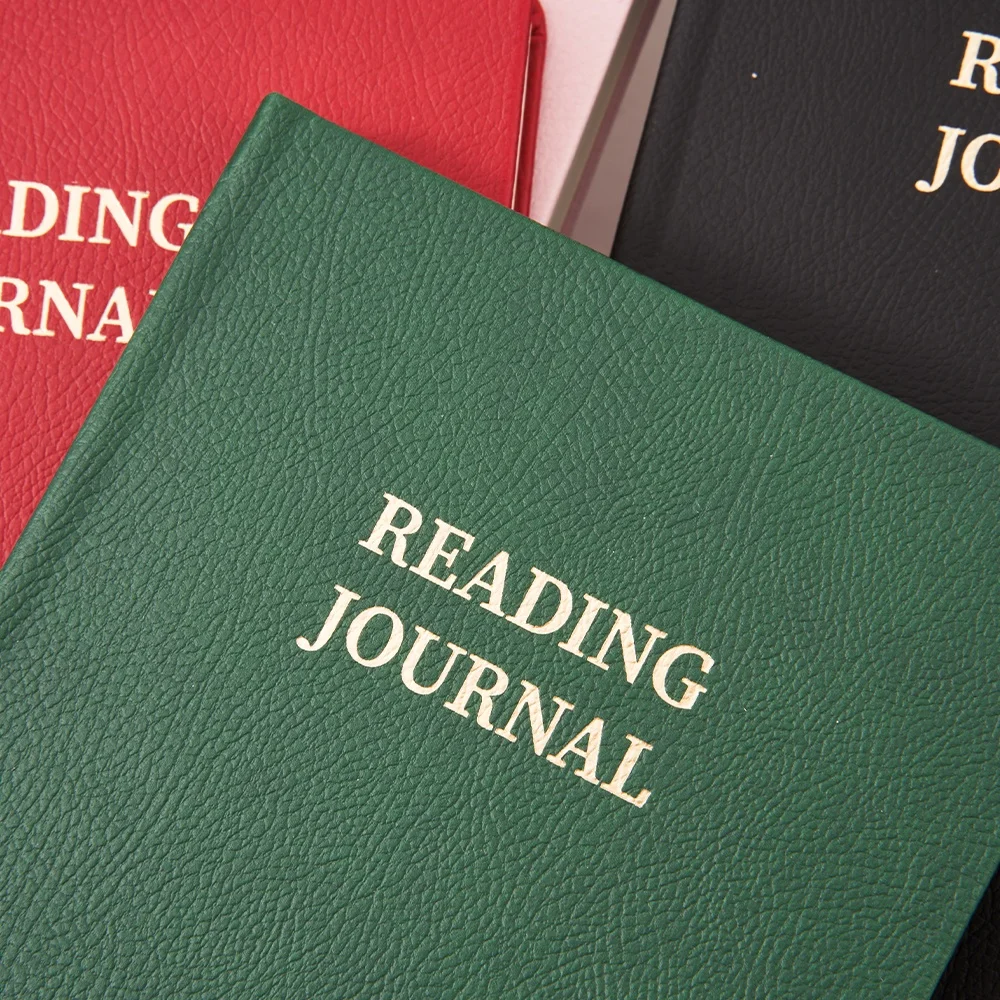 Hardcover Leather Reading Journal Gift for Book Lovers and Readers Review and Track Your Reading with 65 Book Reviews